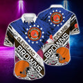 Cleveland Browns Hawaiian AllStar Stripes 128457 - Adult & Kids T-Shirts, Sweatshirts & Hoodies apparel design preview 1