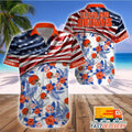 Cleveland Browns Hawaiian American Floral Design - Adult & Kids T-Shirts, Sweatshirts & Hoodies apparel design preview 1