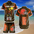 Cleveland Browns Hawaiian for Cool Dads 831757 - Adult & Kids T-Shirts, Sweatshirts & Hoodies apparel design preview 1