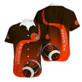 Cleveland Browns Hawaiian Fiery Field Design 784440 - Adult & Kids T-Shirts, Sweatshirts & Hoodies apparel design preview 1