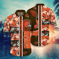 Cleveland Browns Floral Grid Hawaiian 290944 - Adult & Kids T-Shirts, Sweatshirts & Hoodies apparel design preview 1