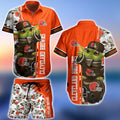 Cleveland Browns Mascot Hawaiian 105707 - Adult & Kids T-Shirts, Sweatshirts & Hoodies apparel design preview 1