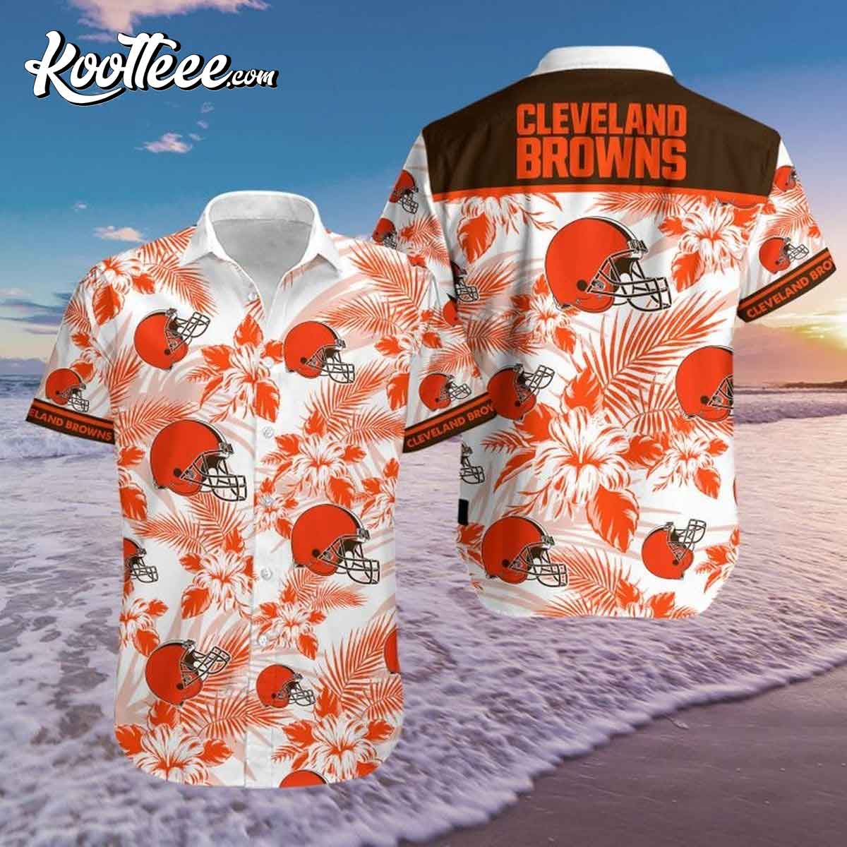 Cleveland Browns Hawaiian - Adult & Kids T-Shirts, Sweatshirts & Hoodies apparel design preview 1