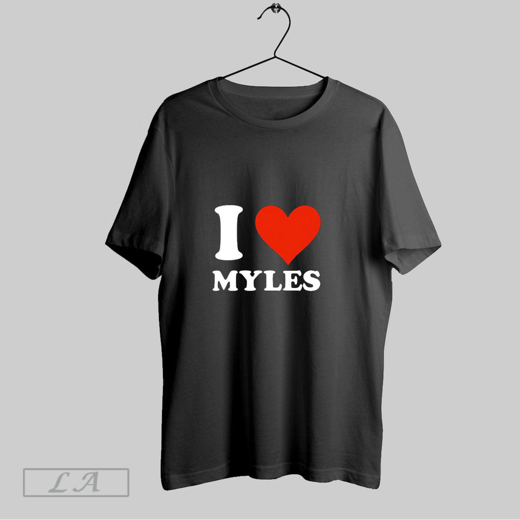 Cleveland Browns I Love Myles - Adult & Kids T-Shirts, Sweatshirts & Hoodies apparel design preview 1
