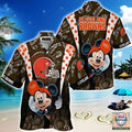 Cleveland Browns Hawaiian Magic Island Design 236479 - Adult & Kids T-Shirts, Sweatshirts & Hoodies apparel design preview 1