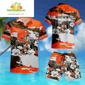 Cleveland Browns Hawaiian Personalized Summer Style - Adult & Kids T-Shirts, Sweatshirts & Hoodies apparel design preview 1