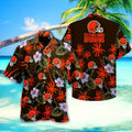 Cleveland Browns Hawaiian Tropical Breeze Design - Adult & Kids T-Shirts, Sweatshirts & Hoodies apparel design preview 1