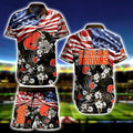 Cleveland Browns Hawaiian US Flag Stripes Design - Adult & Kids T-Shirts, Sweatshirts & Hoodies apparel design preview 1