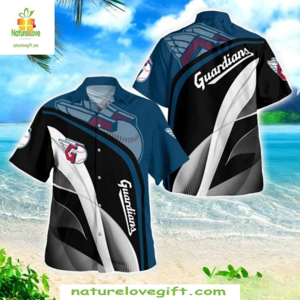 Cleveland Guardians Hawaiian MLB Baseball Apparel - Adult & Kids T-Shirts, Sweatshirts & Hoodies apparel design preview 1