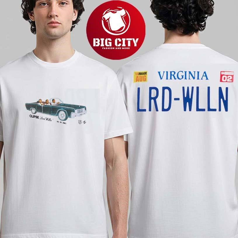Clipse Lord Willin' X Star Trak Virginia Plate Two - Adult & Kids T-Shirts, Sweatshirts & Hoodies apparel design preview 1