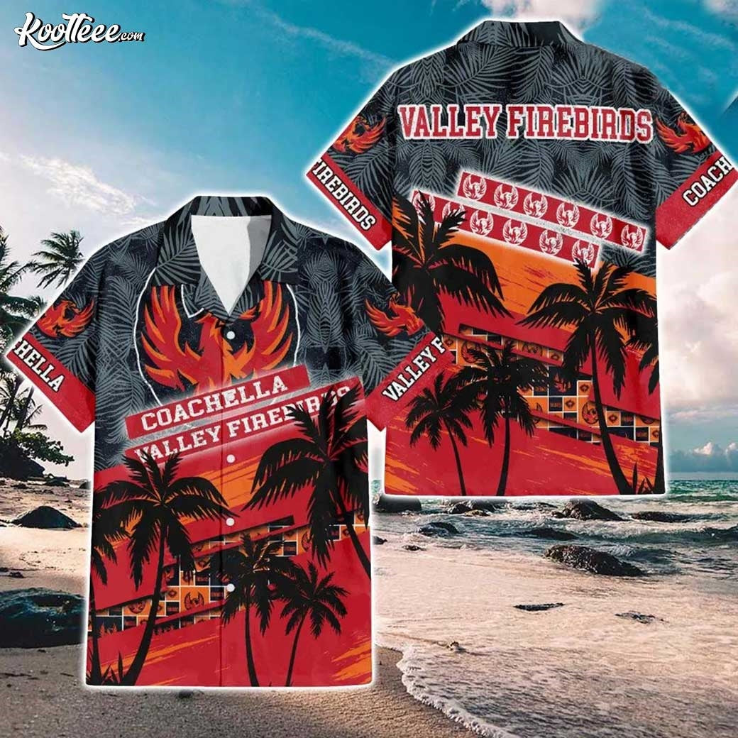 Coachella Valley Firebirds AHL Aloha Hawaiian - Adult & Kids T-Shirts, Sweatshirts & Hoodies apparel design preview 1
