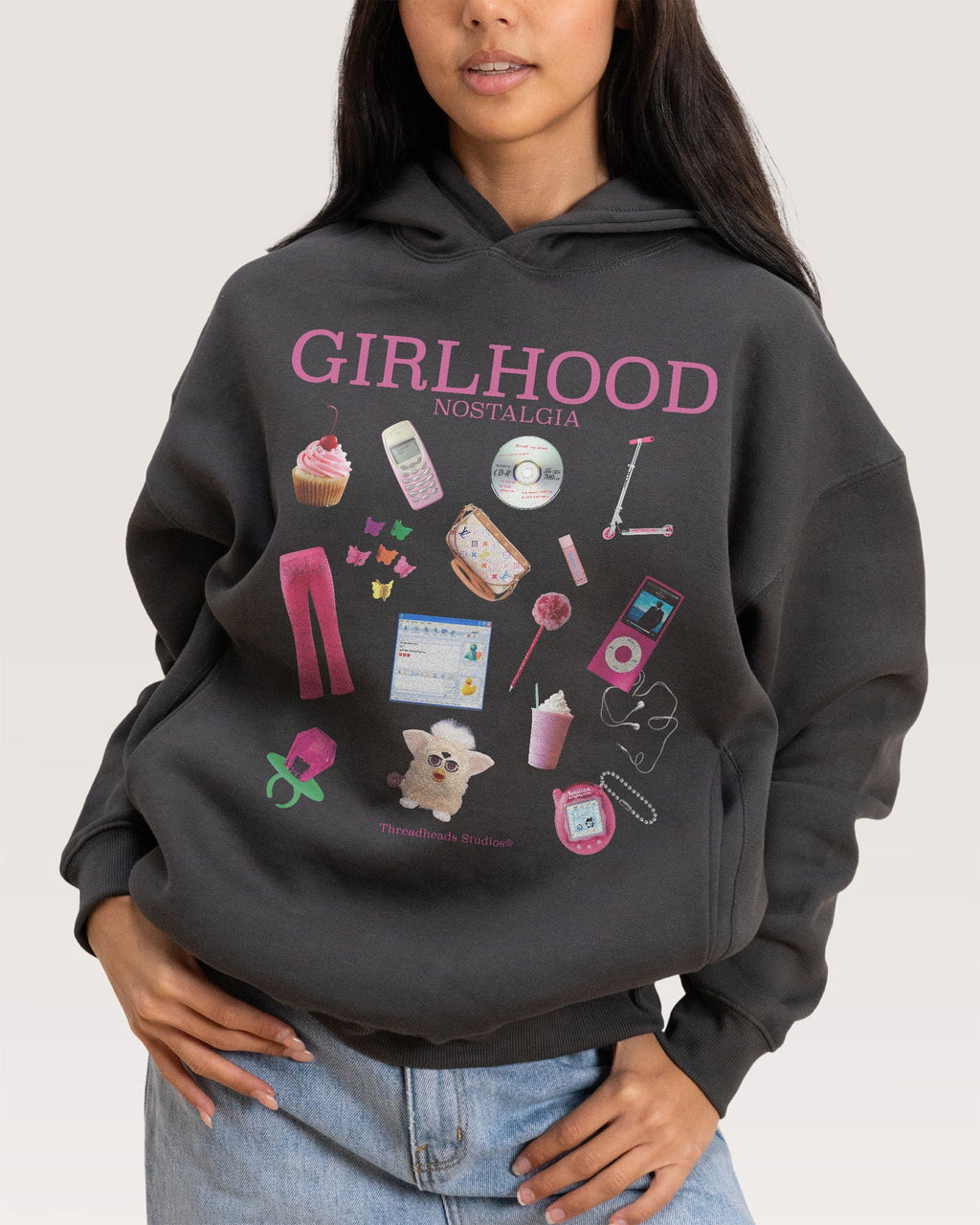 Girlhood Nostalgia - Adult & Kids T-Shirts, Sweatshirts & Hoodies apparel design preview 1