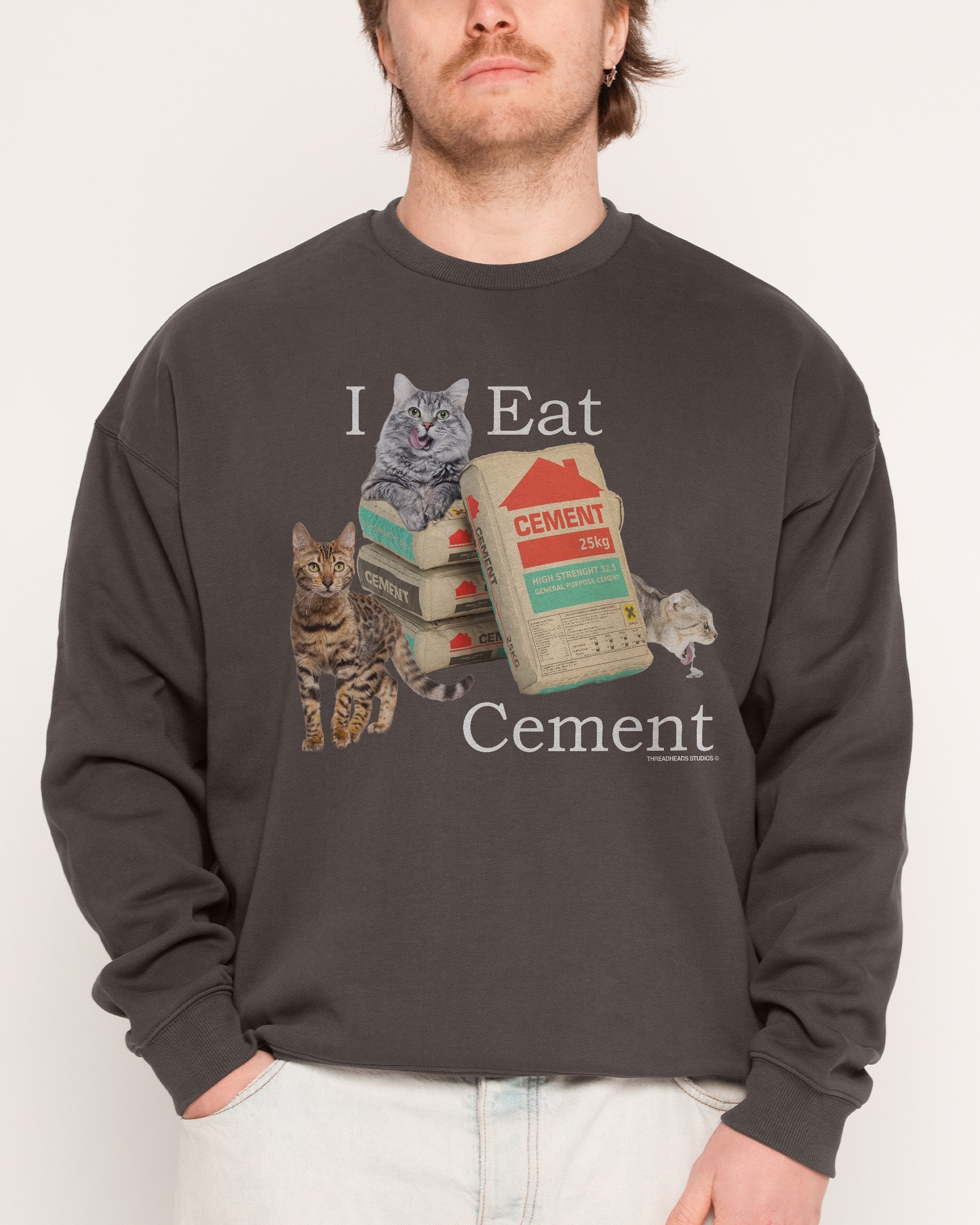 I Eat Cement - Adult & Kids T-Shirts, Sweatshirts & Hoodies apparel design preview 1