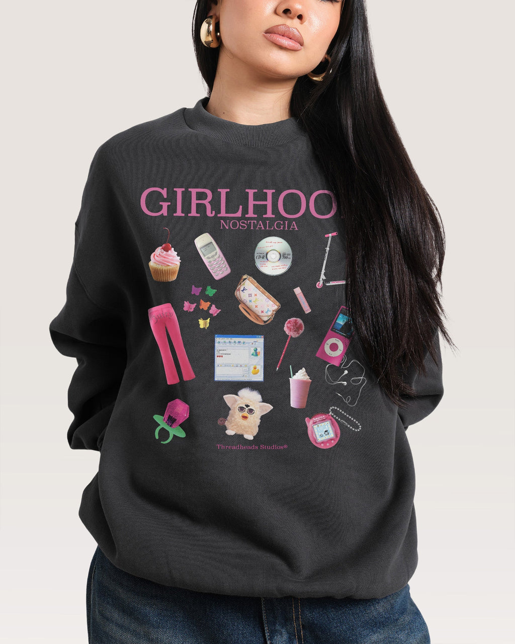Girlhood Nostalgia - Adult & Kids T-Shirts, Sweatshirts & Hoodies apparel design preview 1