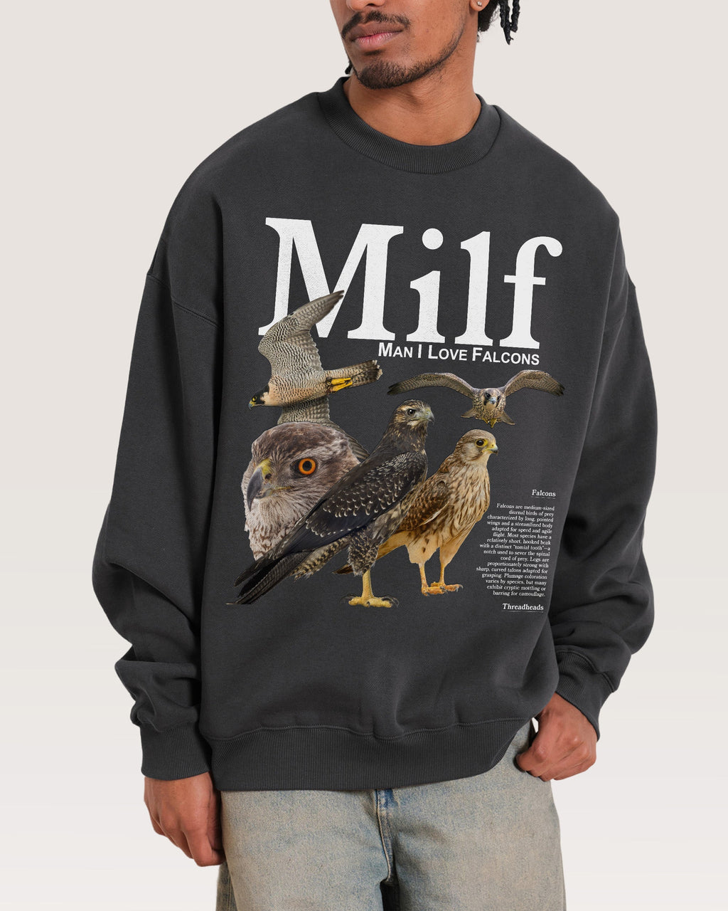 Man I Love Falcons - Adult & Kids T-Shirts, Sweatshirts & Hoodies apparel design preview 1