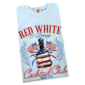 Cocktail USA Social Club Comfort Colors - Adult & Kids T-Shirts, Sweatshirts & Hoodies apparel design preview 1