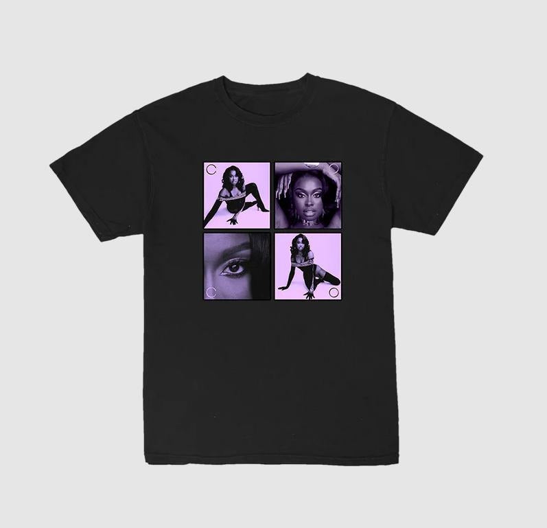 Coco Purple Photo Black - Adult & Kids T-Shirts, Sweatshirts & Hoodies apparel design preview 1