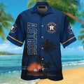 Coconut Tree Houston Astros Hawaiian Button Best - Adult & Kids T-Shirts, Sweatshirts & Hoodies apparel design preview 1