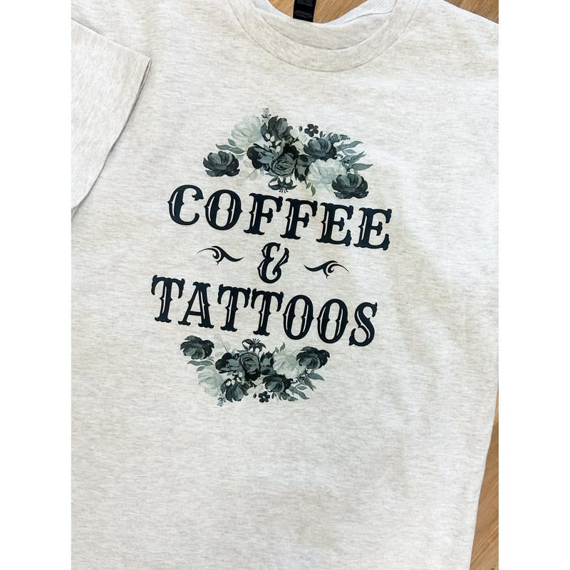Coffee Tattoos - Adult & Kids T-Shirts, Sweatshirts & Hoodies apparel design preview 1