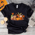 Coffee Latte Fall Pumpkin Halloween Lover - Adult & Kids T-Shirts, Sweatshirts & Hoodies apparel design preview 1