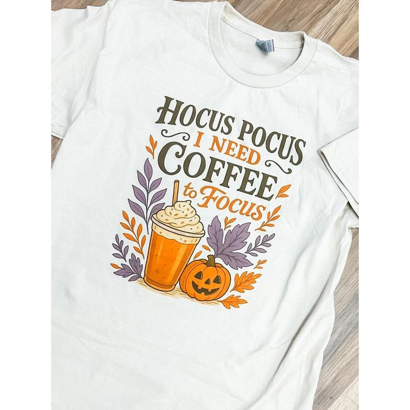 Coffee Focus Top - Adult & Kids T-Shirts, Sweatshirts & Hoodies apparel design preview 1