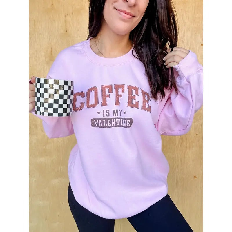Coffee Valentine Top - Adult & Kids T-Shirts, Sweatshirts & Hoodies apparel design preview 1