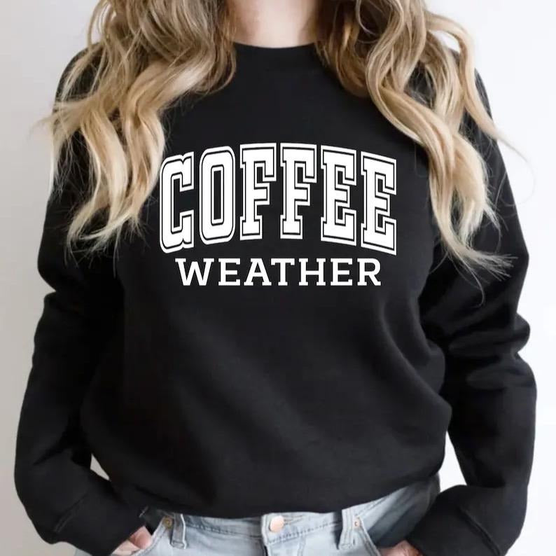 Coffee Weather Cotton Comfort - Adult & Kids T-Shirts, Sweatshirts & Hoodies apparel design preview 1