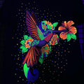 Colibri Flor Cotton Black - Adult & Kids T-Shirts, Sweatshirts & Hoodies apparel design preview 1