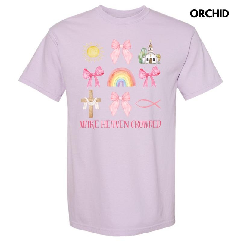 Collage Make Heaven Crowded Comfort Colors 'NLB' - Adult & Kids T-Shirts, Sweatshirts & Hoodies apparel design preview 1