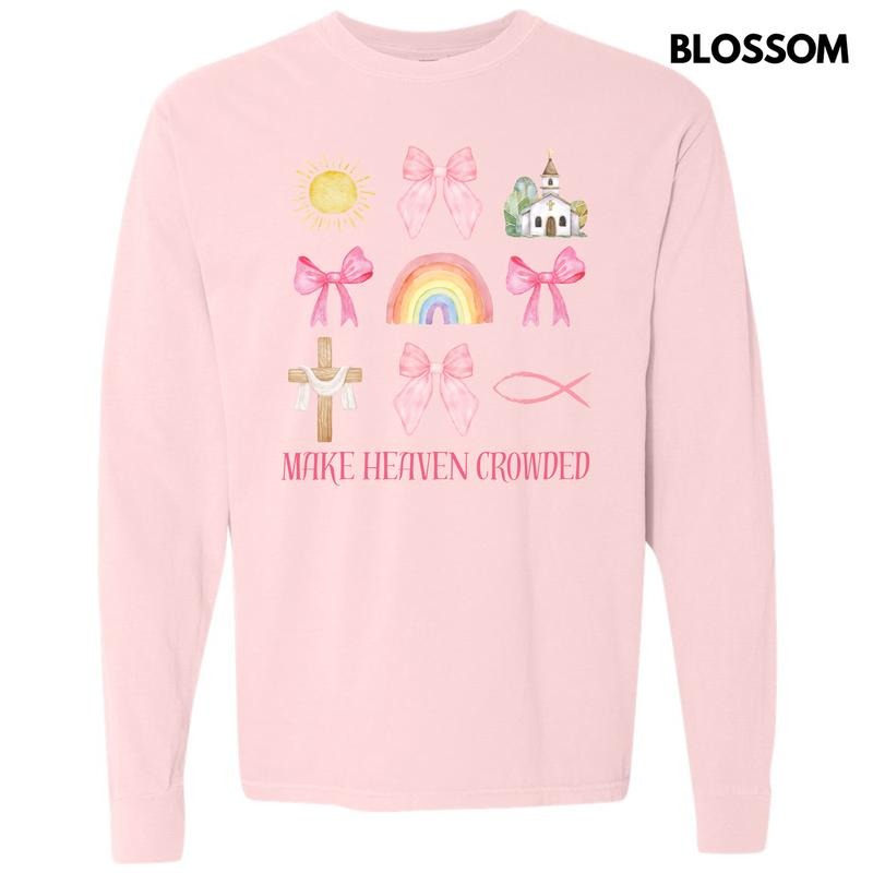 Collage Make Heaven Crowded Comfort Colors 'NLB' - Adult & Kids T-Shirts, Sweatshirts & Hoodies apparel design preview 1