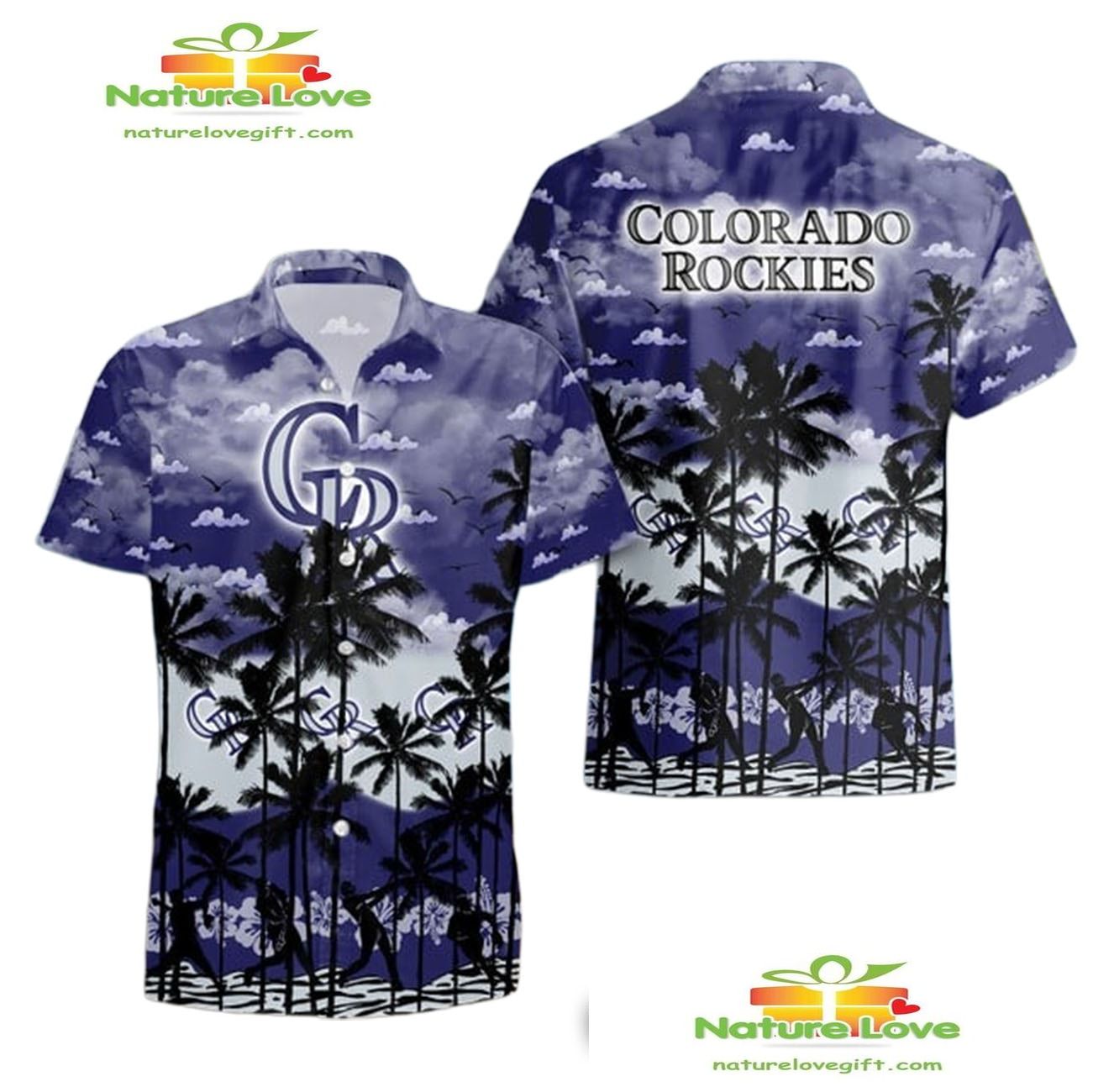 Colorado Rockies Hawaiian Summer Gift for Fans Aloha - Adult & Kids T-Shirts, Sweatshirts & Hoodies apparel design preview 1