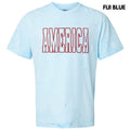 Colorblast Red America Puff Comfort Colors - Adult & Kids T-Shirts, Sweatshirts & Hoodies apparel design preview 1