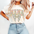 Colorful Coquette Mama Mom Bright Color Bow Dalmatian - Adult & Kids T-Shirts, Sweatshirts & Hoodies apparel design preview 1