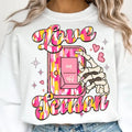 Colorful Glitter Brushstroke Love Season Valentine - Adult & Kids T-Shirts, Sweatshirts & Hoodies apparel design preview 1