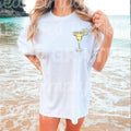 Colorful Margarita Sippin' Patch DTF Transfers THIS - Adult & Kids T-Shirts, Sweatshirts & Hoodies apparel design preview 1