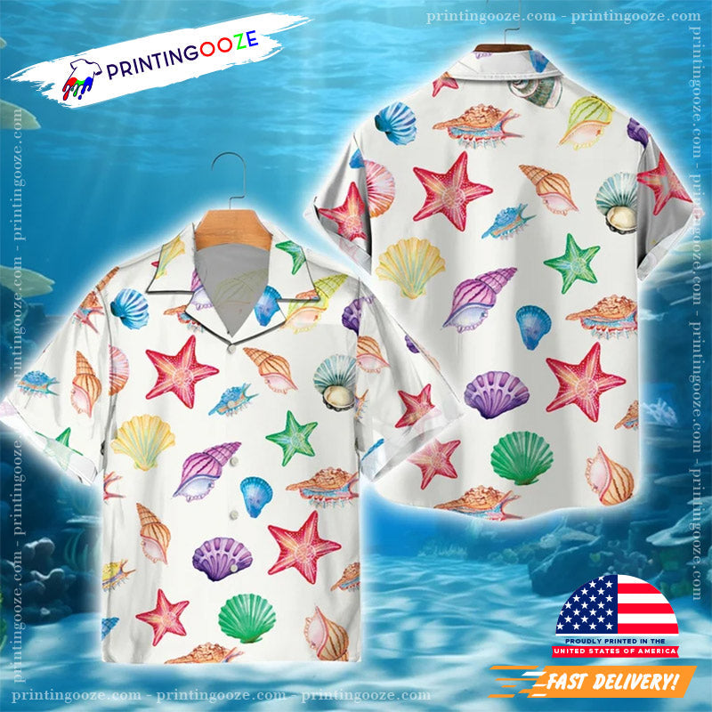 Colorful Sea Shell Aloha Hawaiian - Adult & Kids T-Shirts, Sweatshirts & Hoodies apparel design preview 1