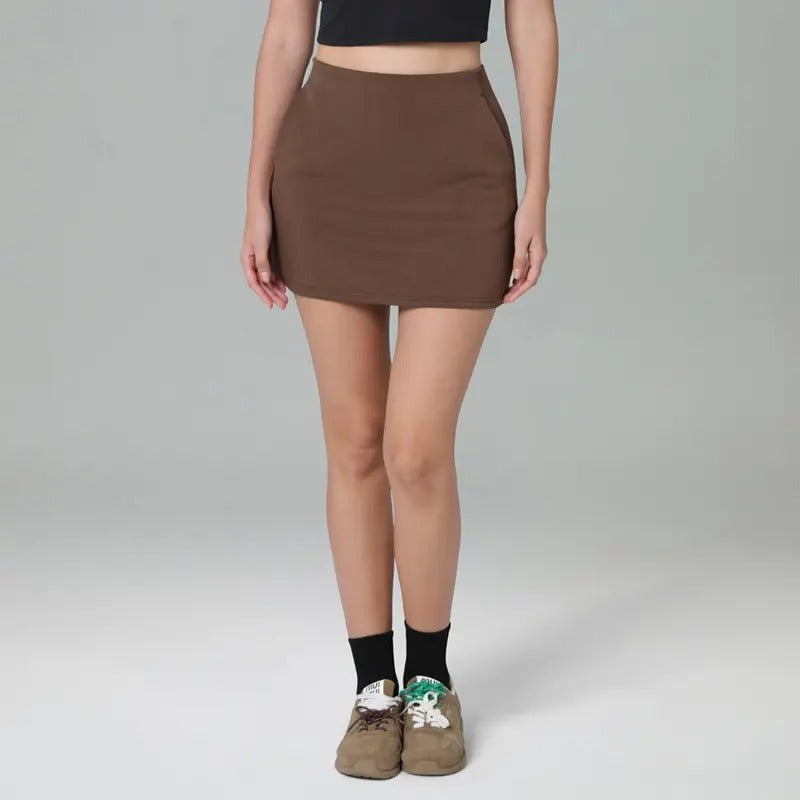 Colorfulkoala Mid Waist Modal Skirt Side Pockets - Adult & Kids T-Shirts, Sweatshirts & Hoodies apparel design preview 1
