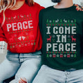 Come Peace Matching Ugly Couple Couples Humorous XMas - Adult & Kids T-Shirts, Sweatshirts & Hoodies apparel design preview 1