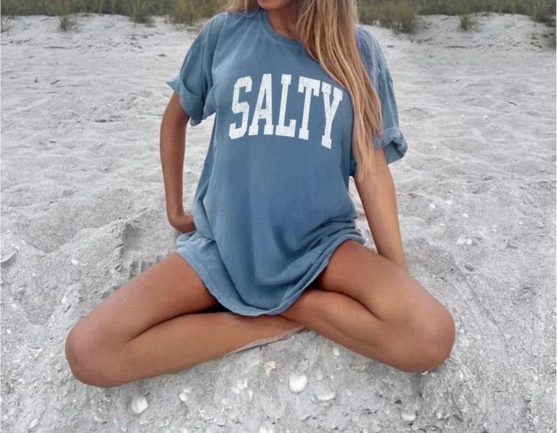 [Comfort Color] Salty Beach Vacation Summer - Adult & Kids T-Shirts, Sweatshirts & Hoodies apparel design preview 1