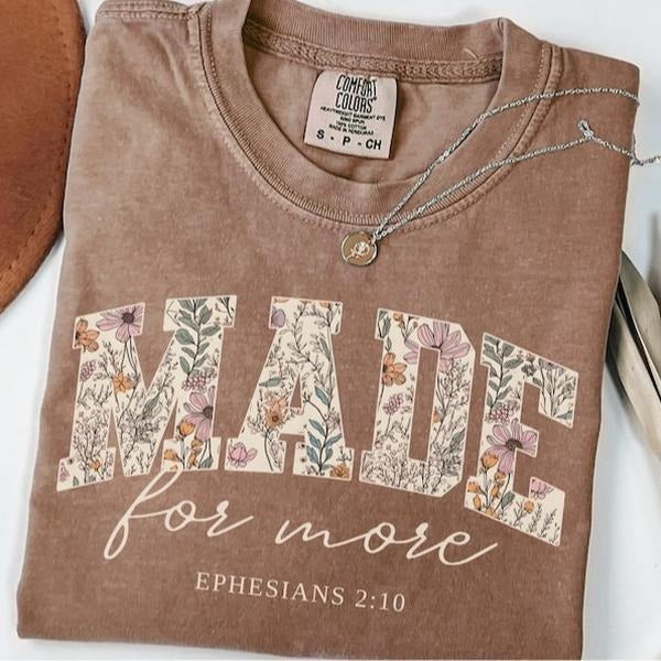 Comfort Color Bible Verse Cute Christian More - Adult & Kids T-Shirts, Sweatshirts & Hoodies apparel design preview 1