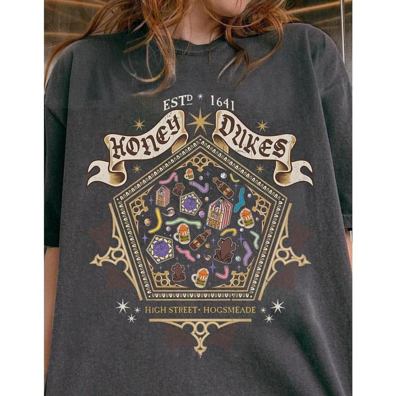 Comfort Color Honey Dukes Wizard Sweet Shop School - Adult & Kids T-Shirts, Sweatshirts & Hoodies apparel design preview 1