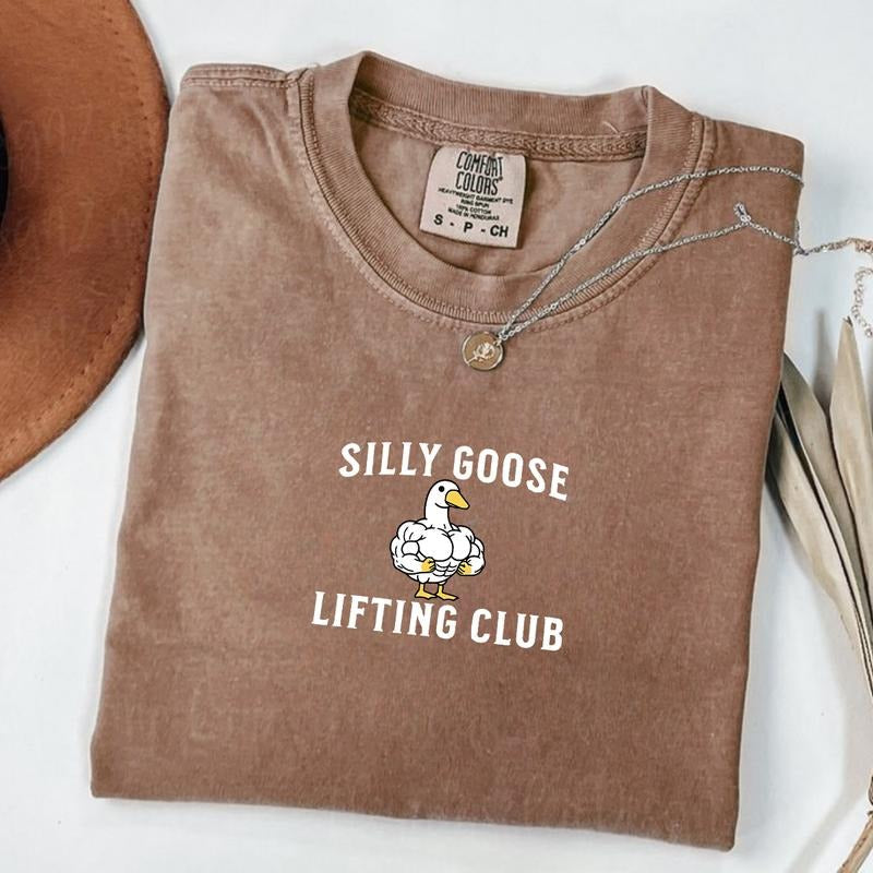 Comfort Color Lifting Workout Silly Goose Personal - Adult & Kids T-Shirts, Sweatshirts & Hoodies apparel design preview 1