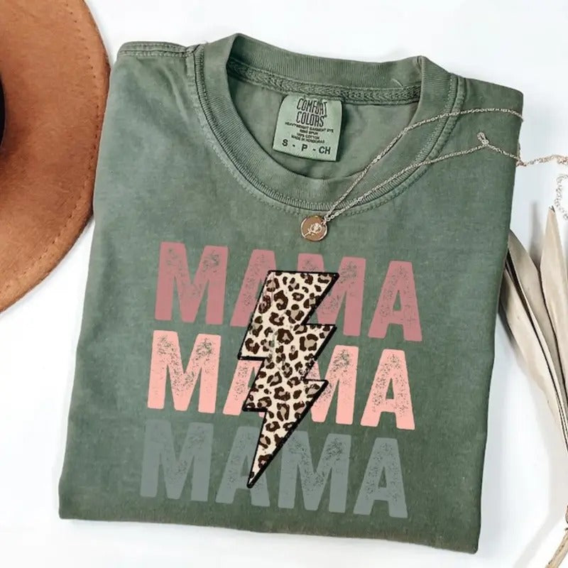 Comfort Color Mama Cute Mom Life Casual - Adult & Kids T-Shirts, Sweatshirts & Hoodies apparel design preview 1