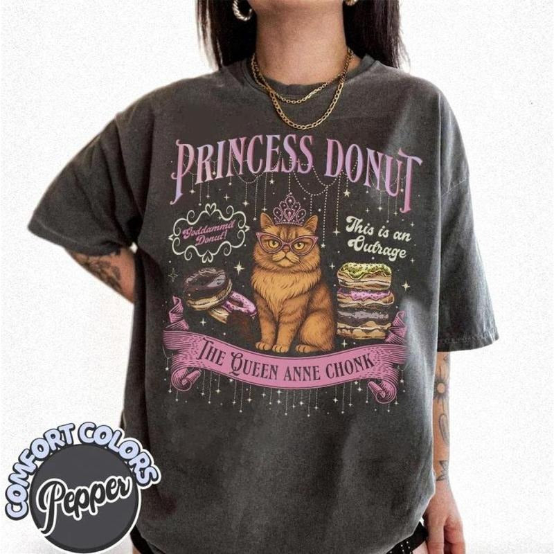 Comfort Color Princess Donut New Achievement Dungeon - Adult & Kids T-Shirts, Sweatshirts & Hoodies apparel design preview 1