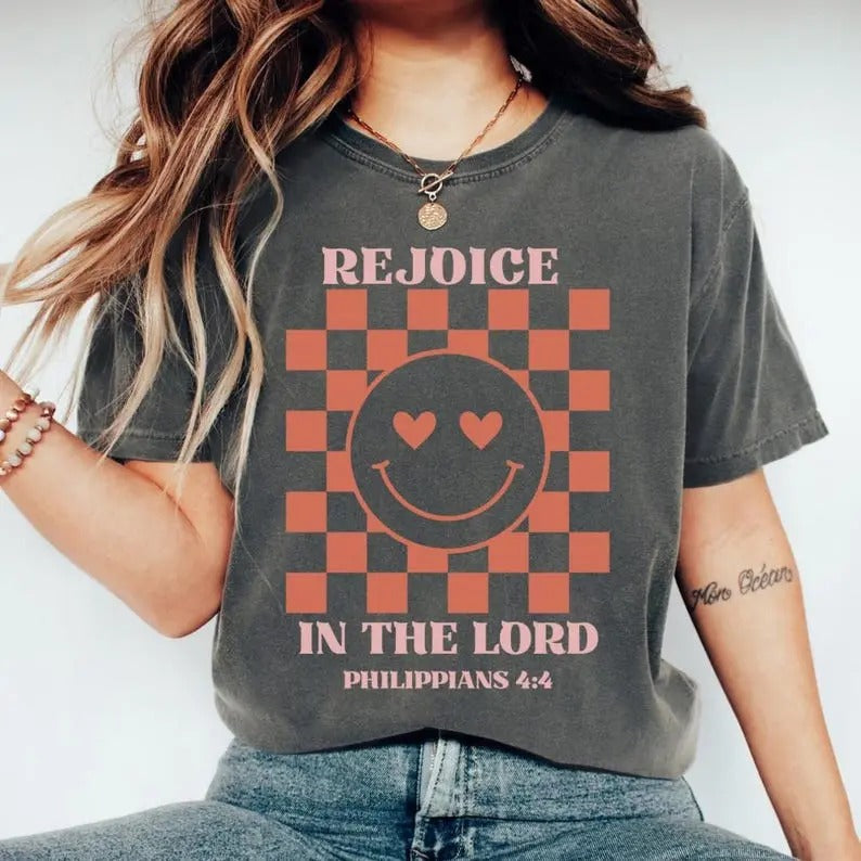 Comfort Color Christian Bible Verse Cute Faith - Adult & Kids T-Shirts, Sweatshirts & Hoodies apparel design preview 1