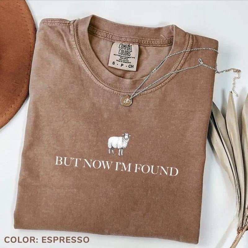 Comfort Colors But Now I'M Found Christian Religious - Adult & Kids T-Shirts, Sweatshirts & Hoodies apparel design preview 1