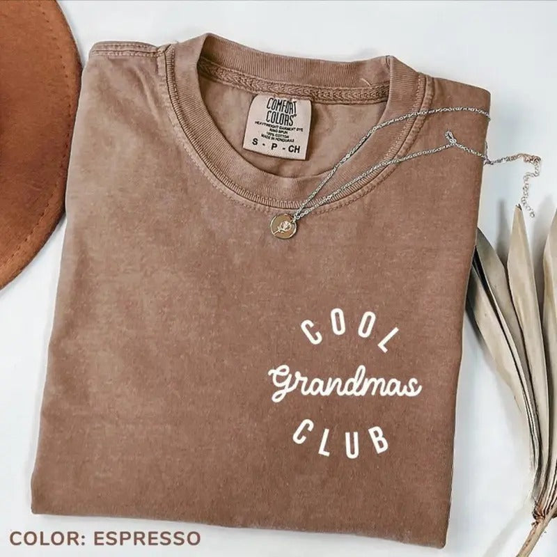 Comfort Colors Cool Grandmas Club Printed Best - Adult & Kids T-Shirts, Sweatshirts & Hoodies apparel design preview 1