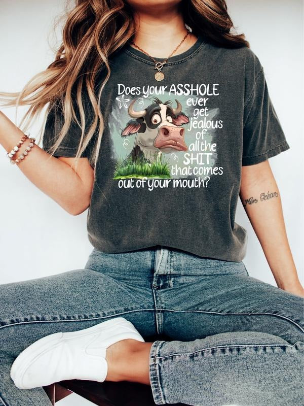 Comfort Colors Does Your Ever Get Jealous Humor Funny - Adult & Kids T-Shirts, Sweatshirts & Hoodies apparel design preview 1