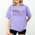 Comfort Colors Feeling Spooky Season Unhinged Funny - Adult & Kids T-Shirts, Sweatshirts & Hoodies apparel design preview 1