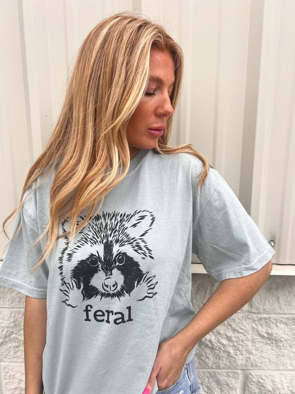 Comfort Colors Feral - Adult & Kids T-Shirts, Sweatshirts & Hoodies apparel design preview 1